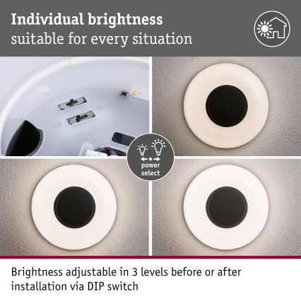 Paulmann 94955 - LED/20,5W IP65 Димируемо външно стенно осветително тяло AUREVA 230V 2200/3000/4000K антрацит