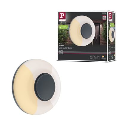 Paulmann 94955 - LED/20,5W IP65 Димируемо външно стенно осветително тяло AUREVA 230V 2200/3000/4000K антрацит