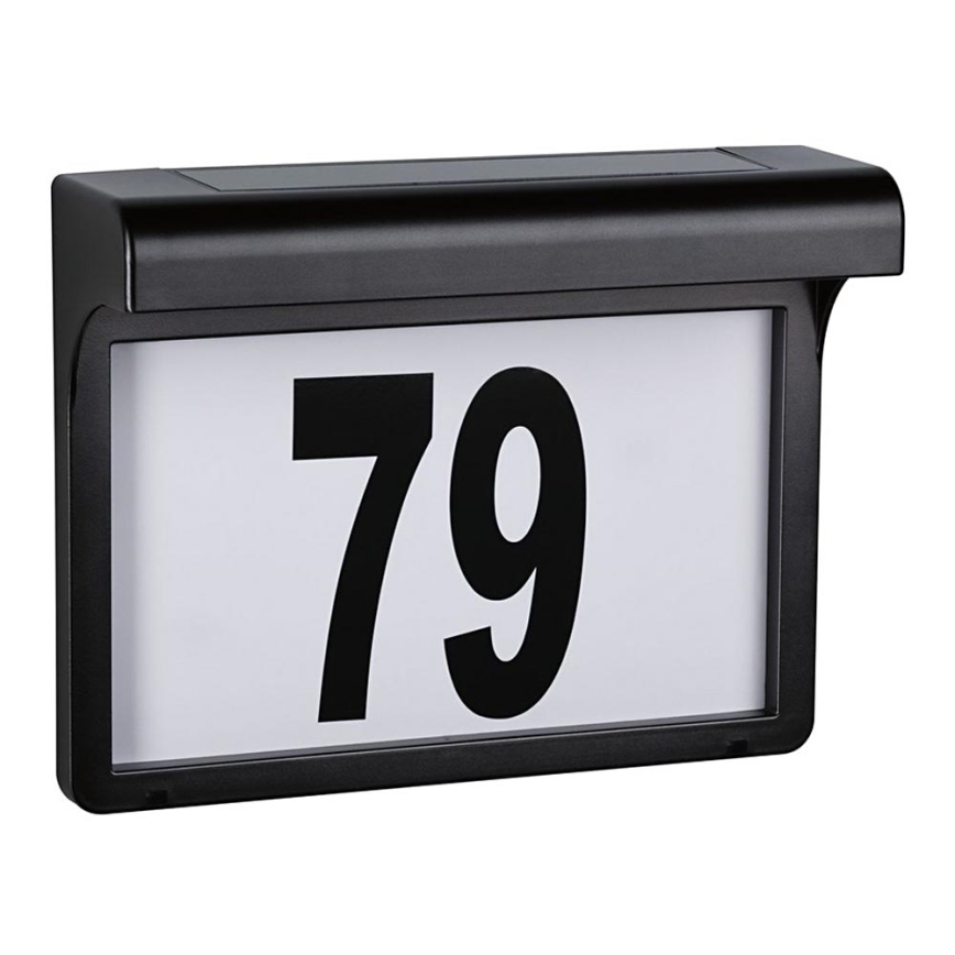 Paulmann 95388 - LED/0,05W IP44 Соларен номер за врата с датчик DAYTON 1,2V 600 mAh