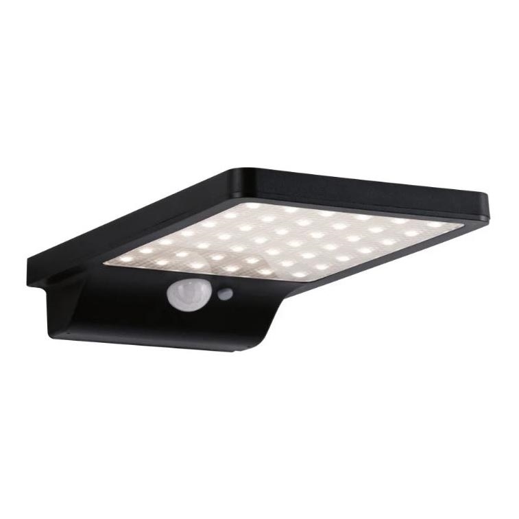 Paulmann 95393 - LED/4W IP44 Регулируемо соларно стенен осветител с сензор SOLVEIG 3,7V 2000 mAh