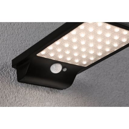 Paulmann 95393 - LED/4W IP44 Регулируемо соларно стенен осветител с сензор SOLVEIG 3,7V 2000 mAh