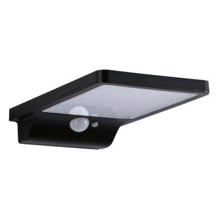 Paulmann 95393 - LED/4W IP44 Регулируемо соларно стенен осветител с сензор SOLVEIG 3,7V 2000 mAh