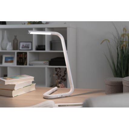 Paulmann 95423 - LED/4,5W Димируема сензорна настолна лампа FLEXLINK 5V/USB 4400 mAh бяла
