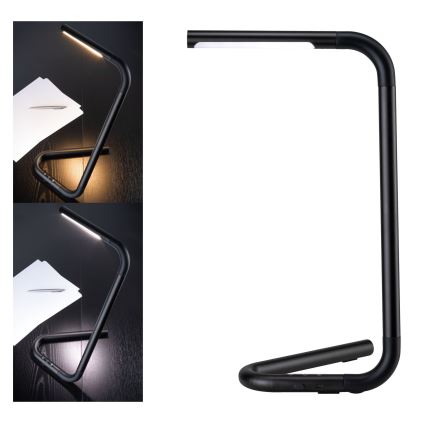 Paulmann 95424 - LED/4,5W Регулируема с докосване настолна лампа FLEXLINK 5V/USB 4400 mAh черна