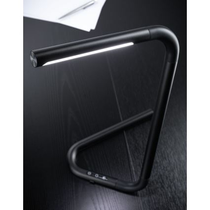 Paulmann 95424 - LED/4,5W Регулируема с докосване настолна лампа FLEXLINK 5V/USB 4400 mAh черна