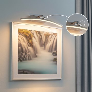 Paulmann 95557 - LED/8,5W Осветително тяло за картини BENTO 230V 40 cm матов хром