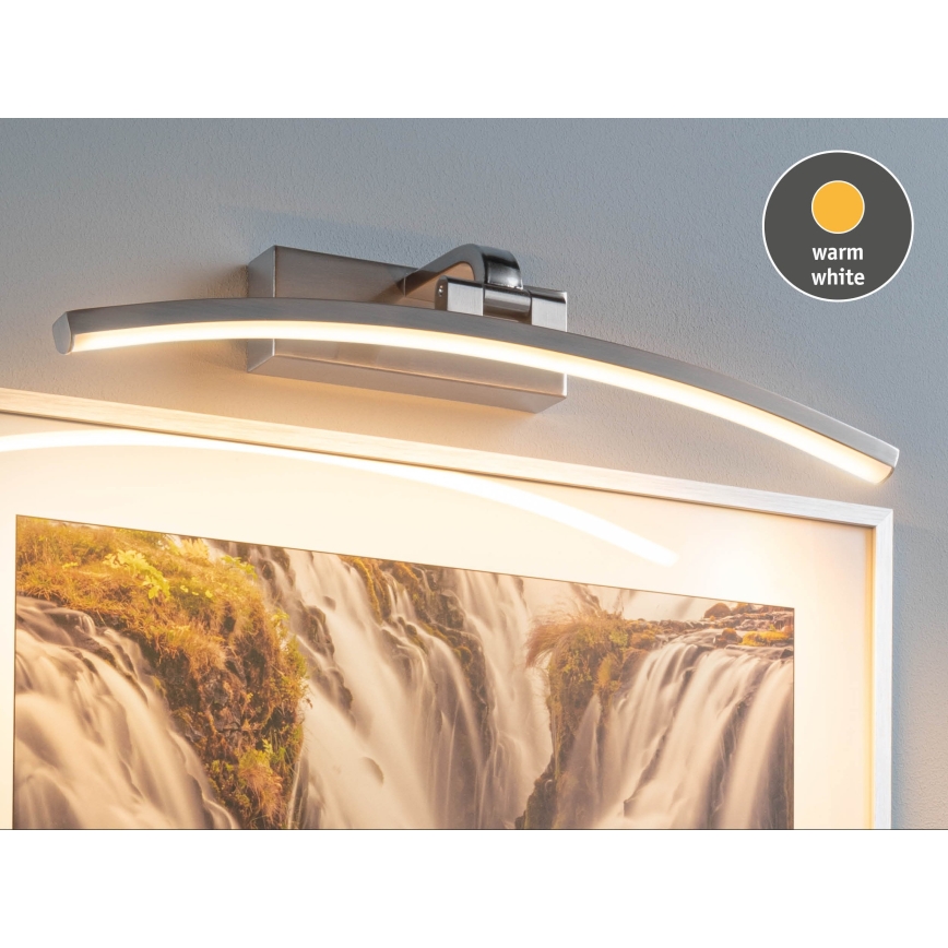 Paulmann 95557 - LED/8,5W Осветително тяло за картини BENTO 230V 40 cm матов хром