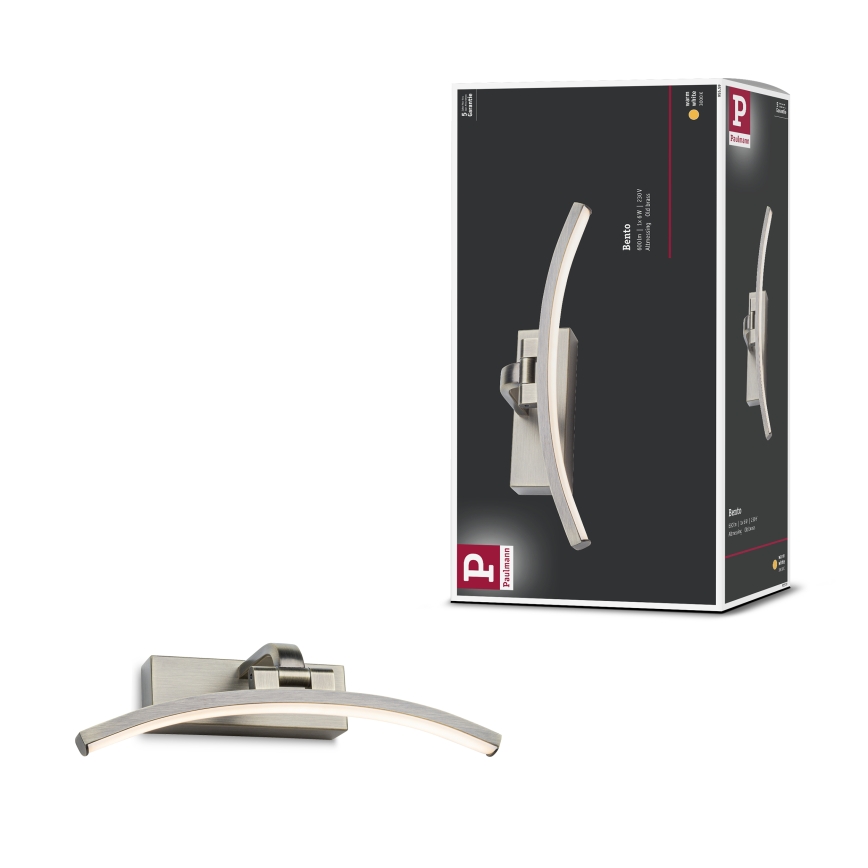 Paulmann 95559 - LED/6W осветително тяло за картини BENTO 230 V 30 см месинг