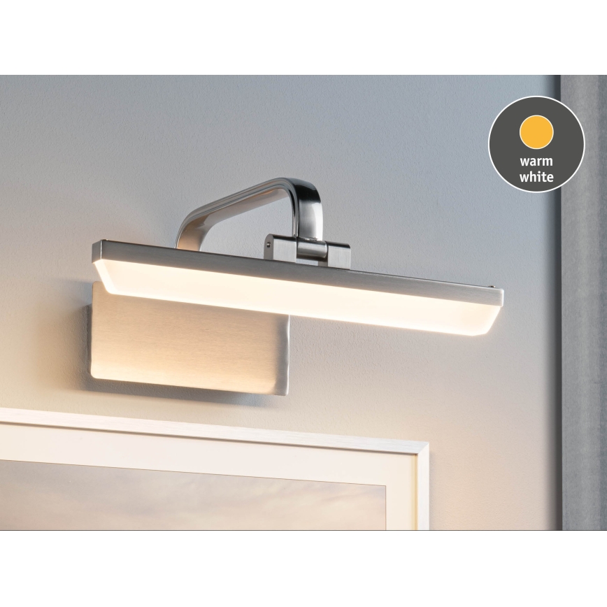 Paulmann 95571 - LED/6W Осветително тяло за картина RENAN 230V 30 см матов хром