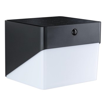Paulmann 95746 - LED/2,3W IP44 Соларно стенно осветително тяло със сензор EILEEN 3,7/230V 4000 mAh черно