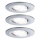Paulmann 99933 - Комплект от 3 бр. LED/5,2W IP65 Регулируемо вградено осветително тяло за баня 230V