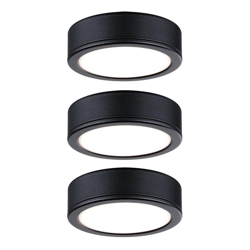 Paulmann 99990 - К-кт 3xLED/3,5W Осветление за мебели PUKK 230V