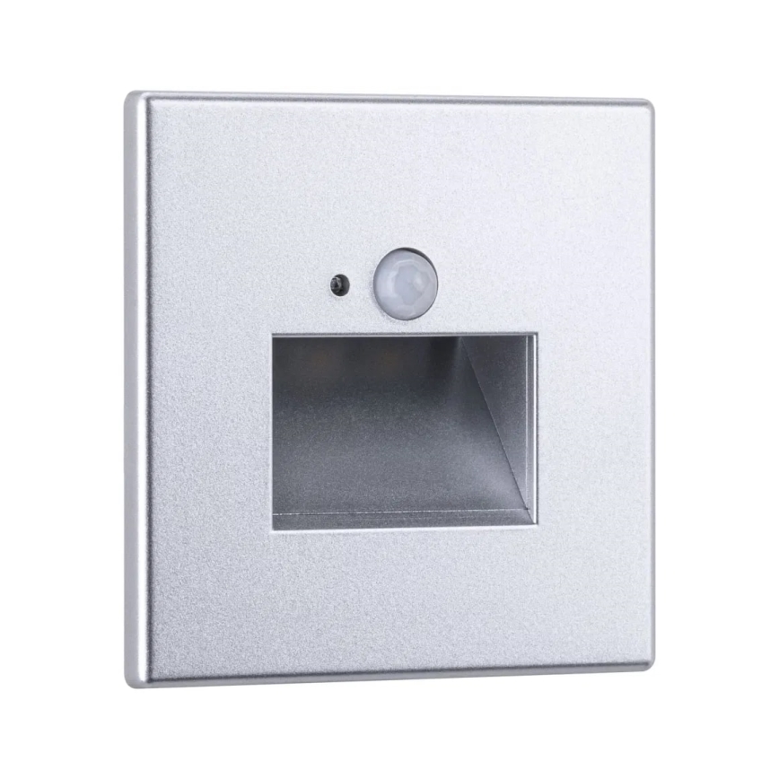 Paulmann  93134 - LED/1,2W Лампа за стълбище със сензор EDGE 230V матов хром