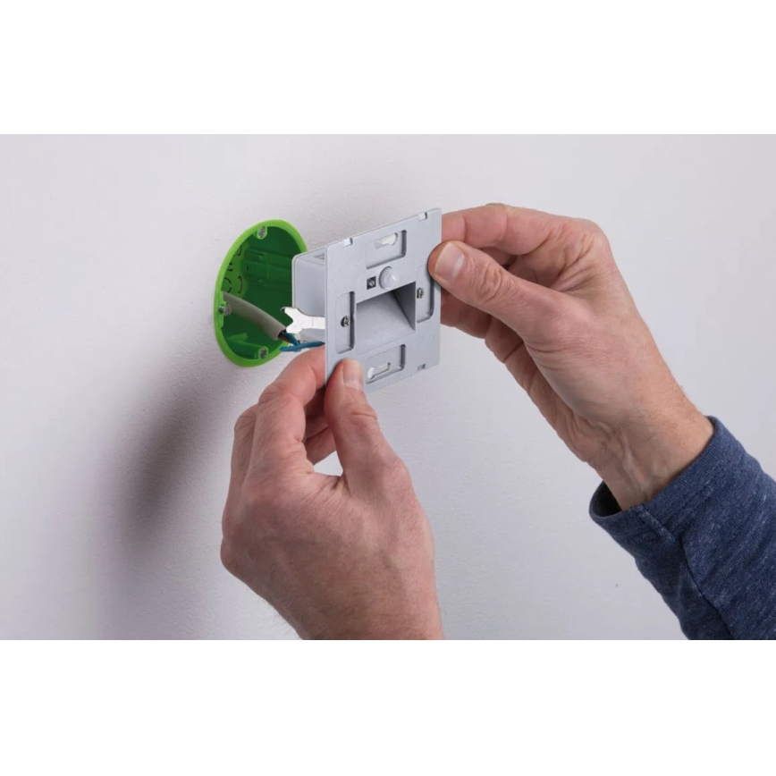 Paulmann  93135 - LED/1,2W Лампа за стълбище със сензор EDGE 230V черен