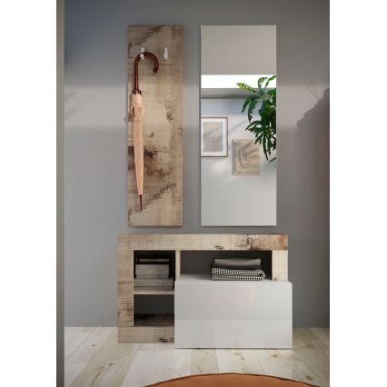 Пейка LENOR бяла/кафява