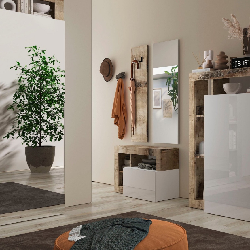 Пейка LENOR бяла/кафява