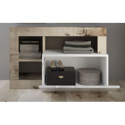 Пейка LENOR бяла/кафява