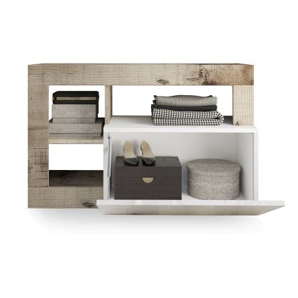 Пейка LENOR бяла/кафява