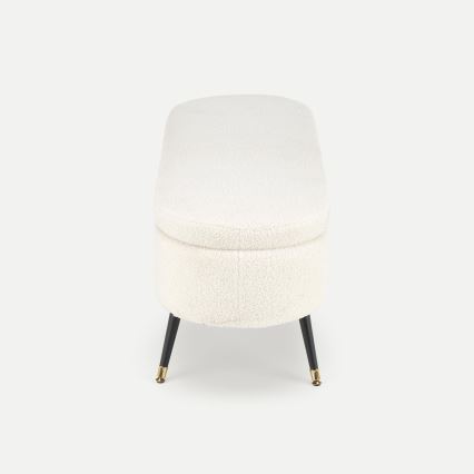 Пейка с място за съхранение AVEIRO 46x120 см бял