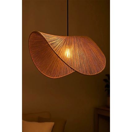 Пендант BOHO на кабел 1xE27/40W/230V рафия
