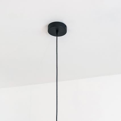 Пендант на шнур VESPER 1xE27/15W/230 Ø 30 см черно/златно