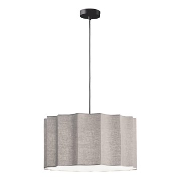 Пендант на шнур WAVY 1xE27/14W/230V сив