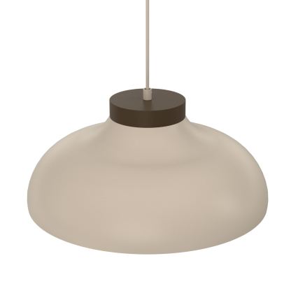 Пендант на кабел BASCA 1xE27/15W/230V бежов/кафяв