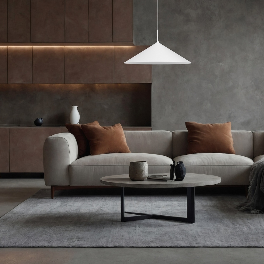 Пендант на кабел CAPITAL 1xGX53/15W/230V Ø 60 см, бял