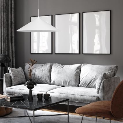 Пендант на кабел CAPITAL 1xGX53/15W/230V Ø 60 см, бял