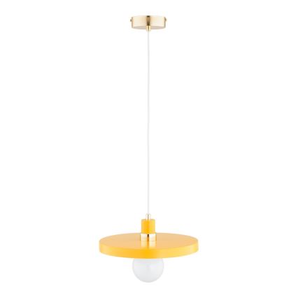 Пендант на кабел LITO 1xE27/15W/230V жълт