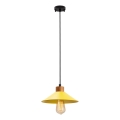Пендант на кабел MANAVGAT 1xE27/40W/230V жълт/кафяв