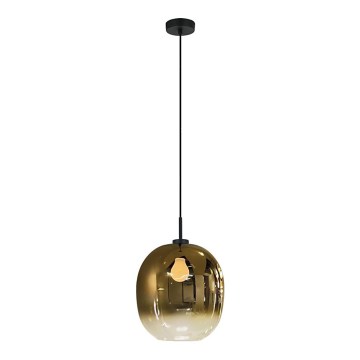 Пендант на кабел MIRROR 1xE27/14W/230V опушено злато