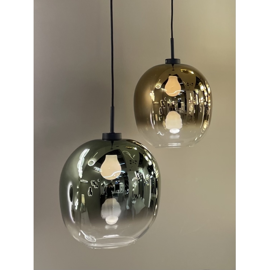 Пендант на кабел MIRROR 1xE27/14W/230V опушено злато