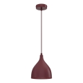 Пендант на кабел NOAK CLASSIC 1xE27/15W/230V бордо