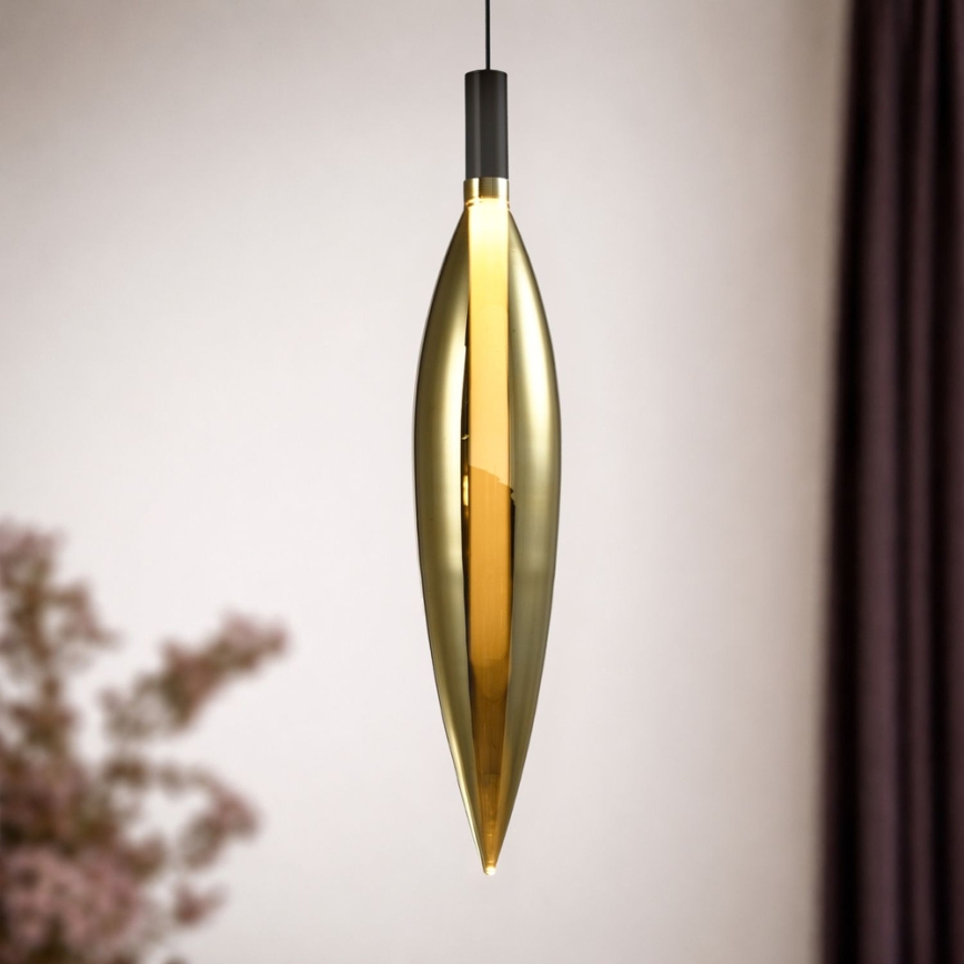 Пендант на кабел NORDIC 1xG9/5W/230V черно/златно