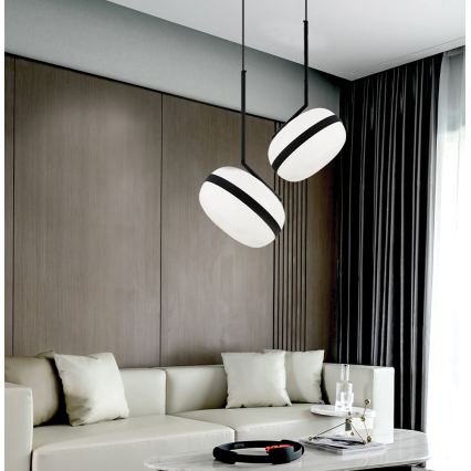 Пендант на кабел PALMA 1xE27/40W/230V черен