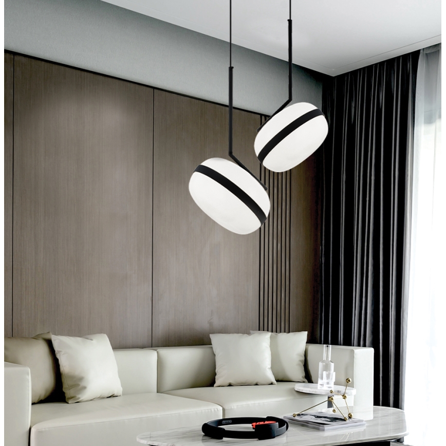 Пендант на кабел PALMA 1xE27/40W/230V черен
