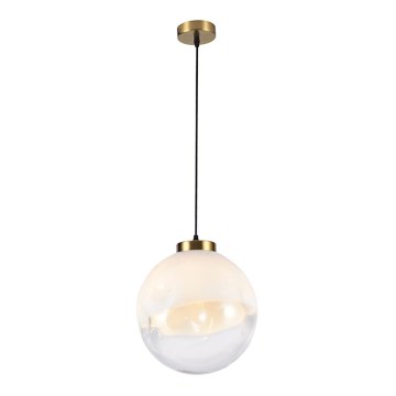 Пендант на кабел VANA 1xE27/40W/230V кремав/златен