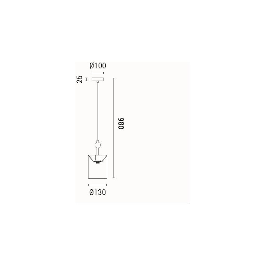 Пендел 1xE14/15W/230V