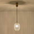 Пендел 1xE14/25W/230V прозрачен Ø 15 см