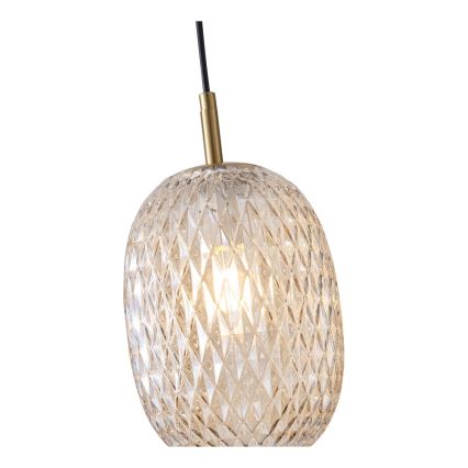 Пендел 1xE14/25W/230V прозрачен Ø 15 см