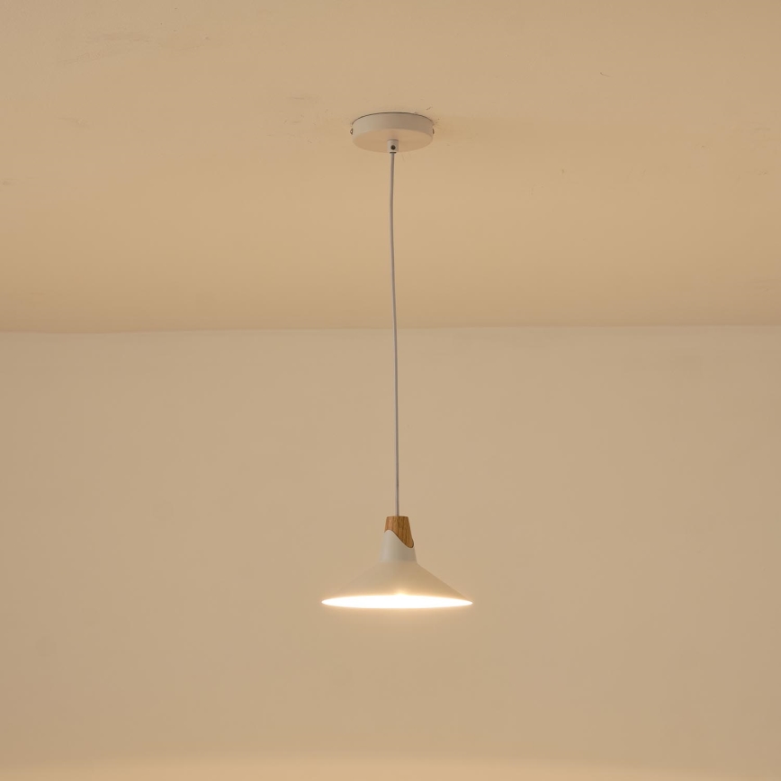 Пендел 1xE27/15W/230V бял