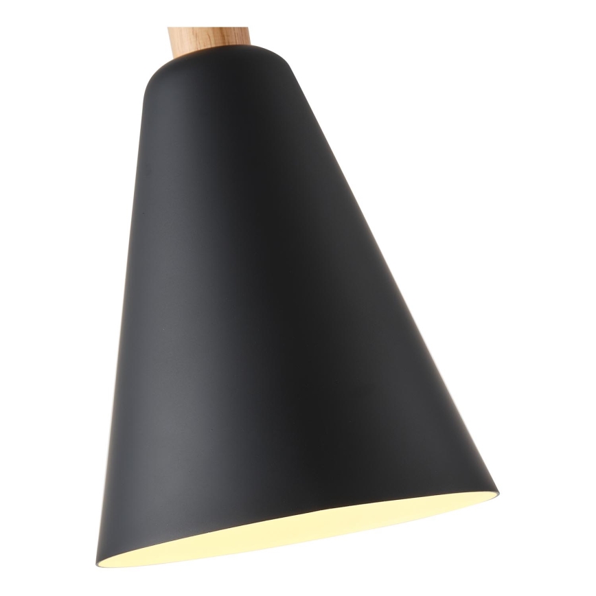 Пендел 1xE27/15W/230V черен Ø 20 см