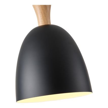 Пендел 1xE27/15W/230V черен Ø 23 см