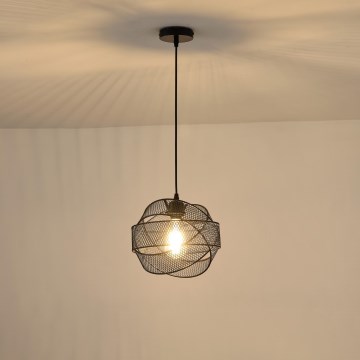 Пендел 1xE27/40W/230V черен