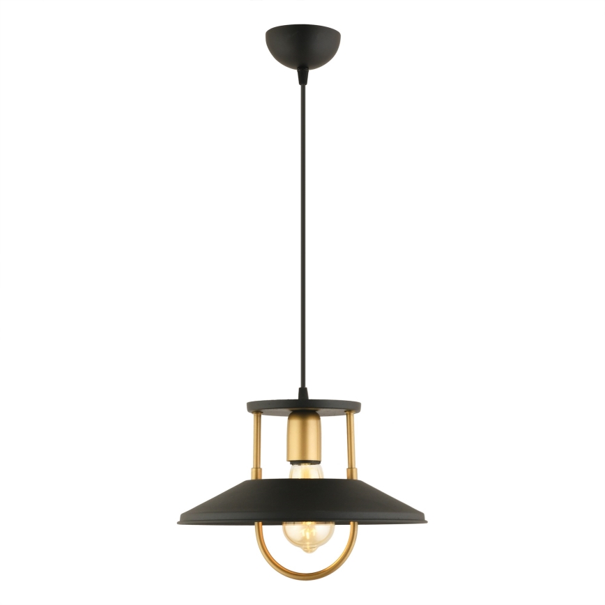 Пендел 1xE27/40W/230V черен/златист