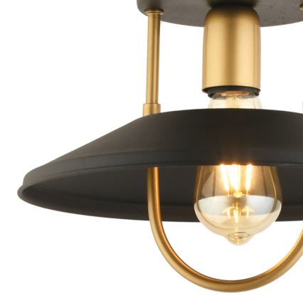 Пендел 1xE27/40W/230V черен/златист