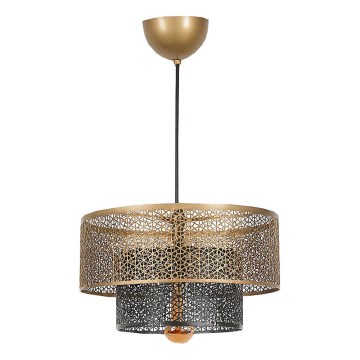 Пендел 1xE27/40W/230V златист/черен