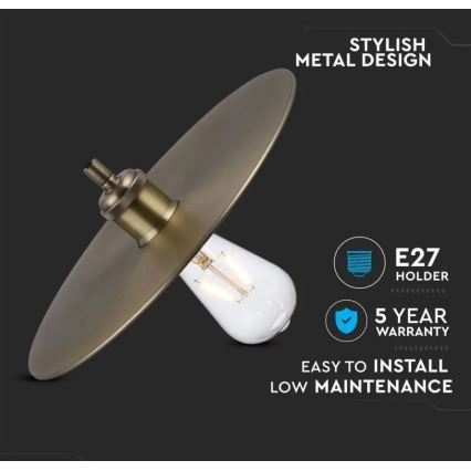 Пендел 1xE27/60W/230V