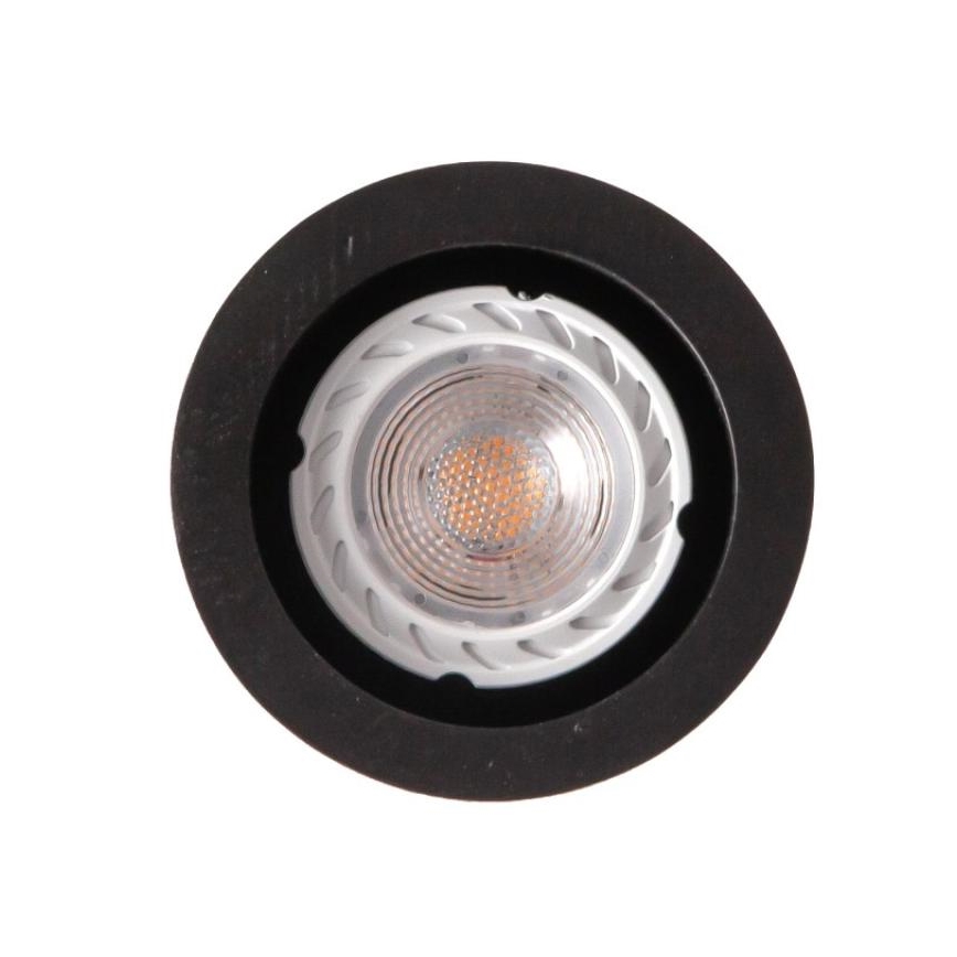 Пендел 1xGU10/10W/230V пепел/масивнo дървo черен